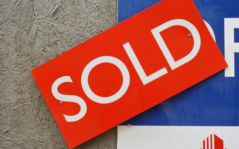 sold sign