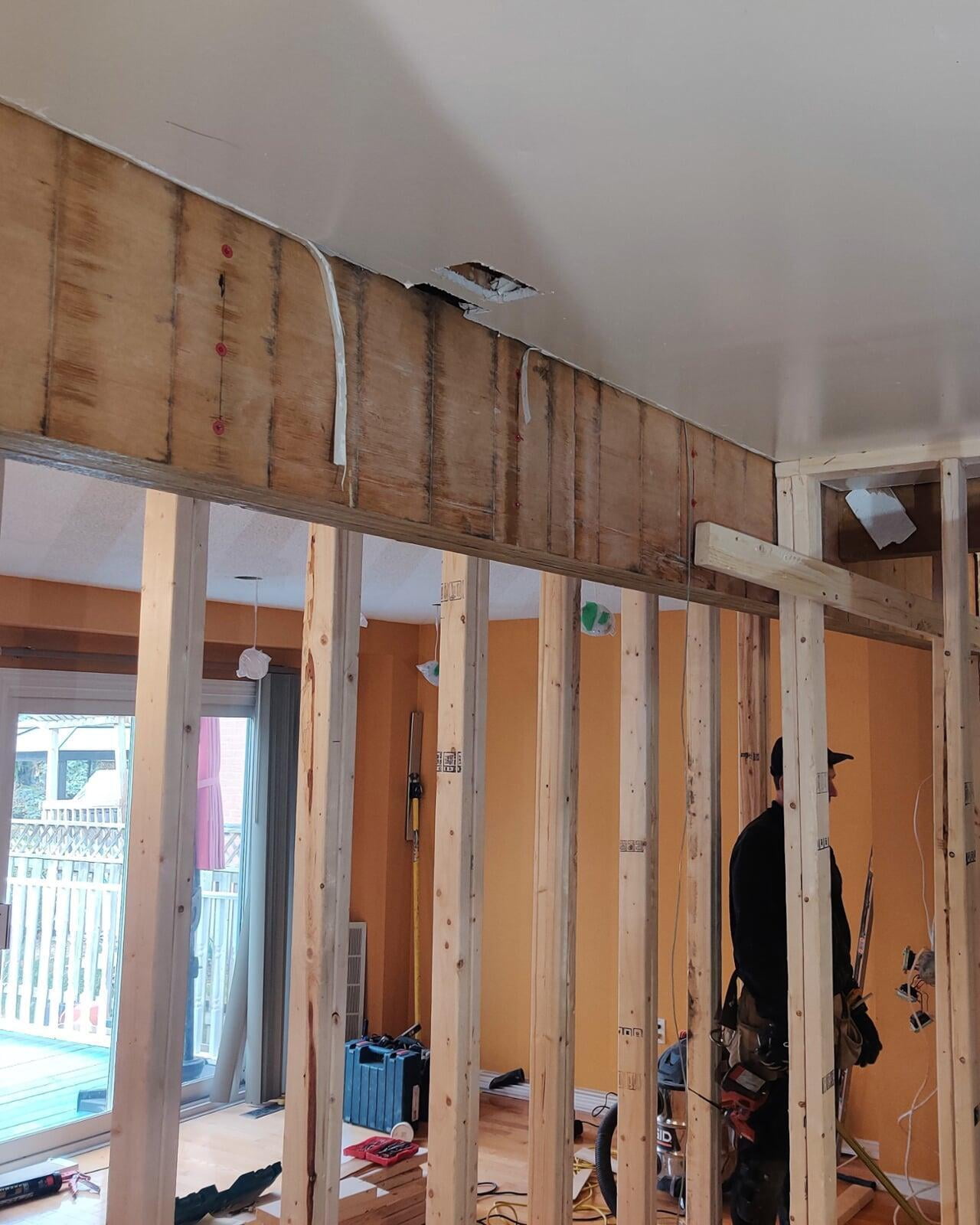 Load-Bearing Wall Removal Services | Oakville Hamilton GTA