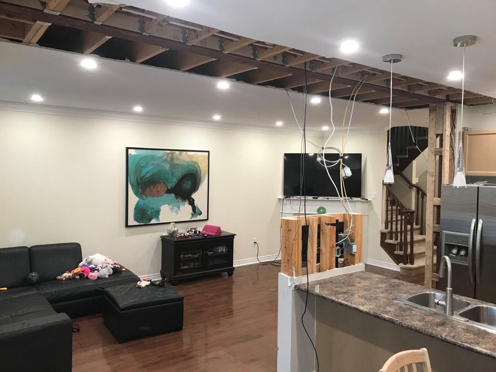 kitchen wall removal services Oakville