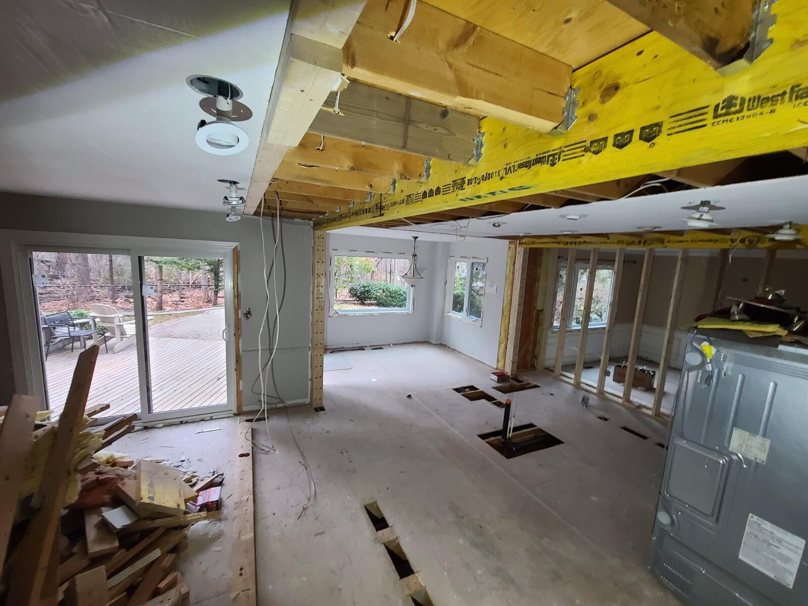 Wall Removal between kitchen and livingroom